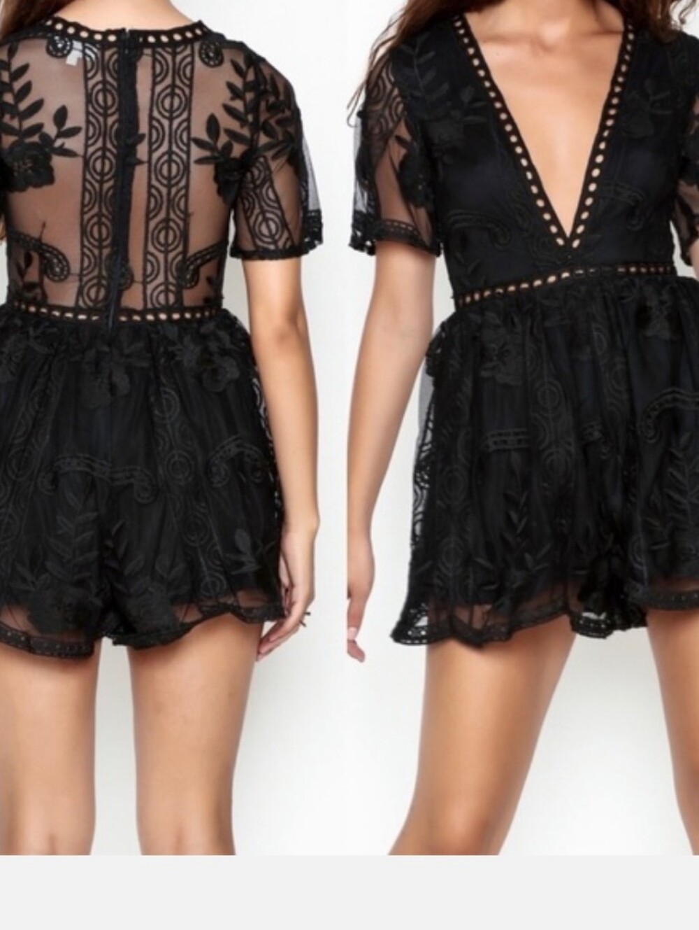 L'ATISTE By Amy Sexy Lace Romper
